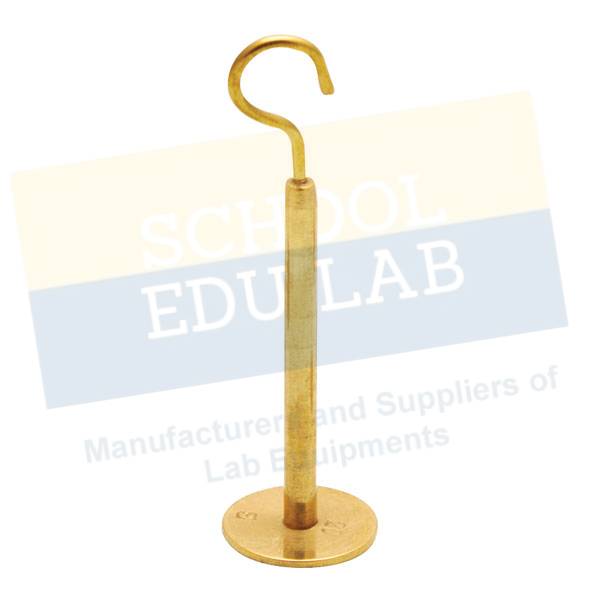 Hanger for Slotted Weights Brass