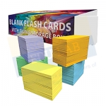 Blank Colored Flash Cards